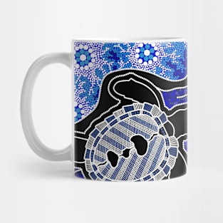 Aboriginal Art - Baby Turtles New Mug